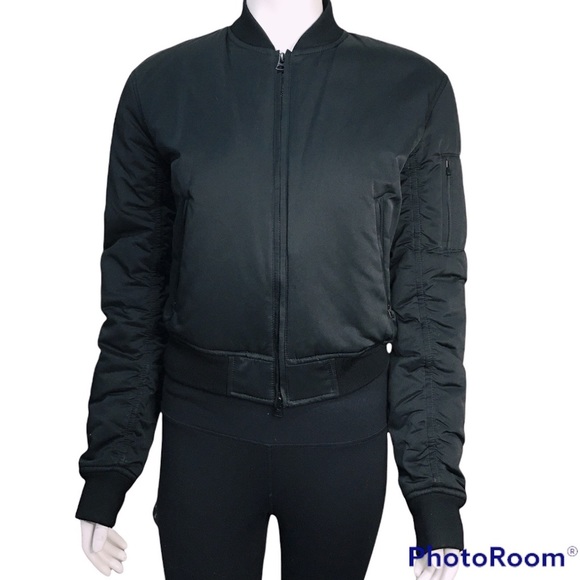 GOLDEN by Tna black Bomber Jacket Size XS - Picture 5 of 10